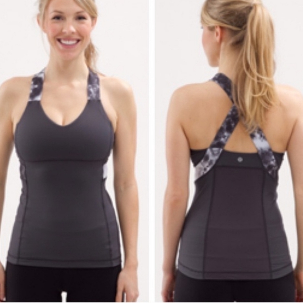 Lululemon Push Your Limits Gray Tank